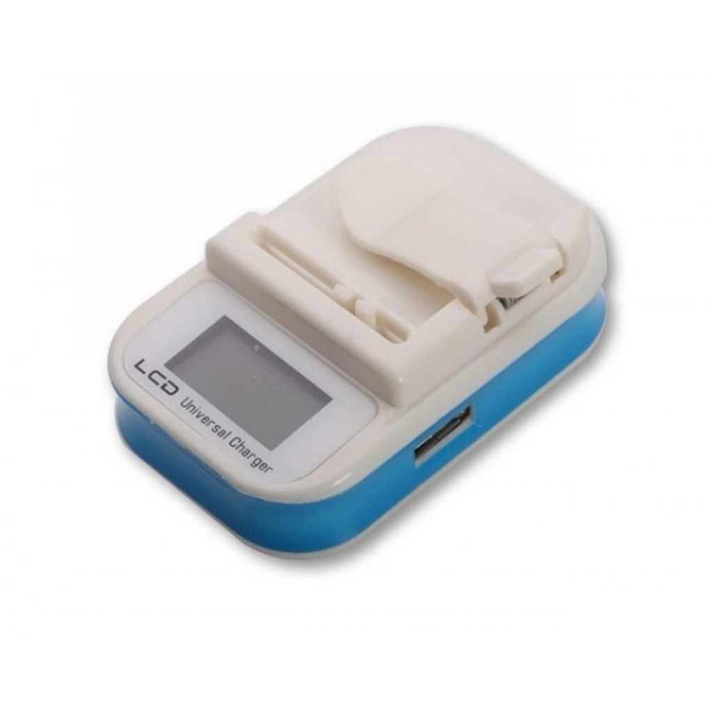 Universal φορτιστής μπαταρίας κινητών τηλεφώνων 500Mah με LCD Οθόνη και Θύρα USB